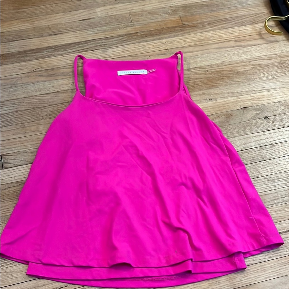 Susana Monaco Pink Sleeveless Top
